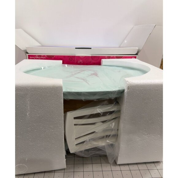 American Girl Doll Dining Table & Chairs Set For 18" Dolls MY AG New In Box NOS - Picture 3 of 7